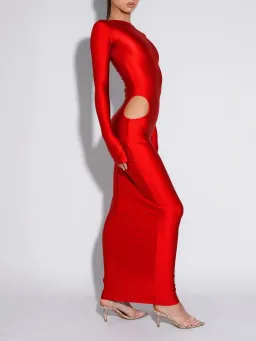 Effie Kats Meika Dress Cherry Red Size M / AU 10 for rent on The Volte - image 3