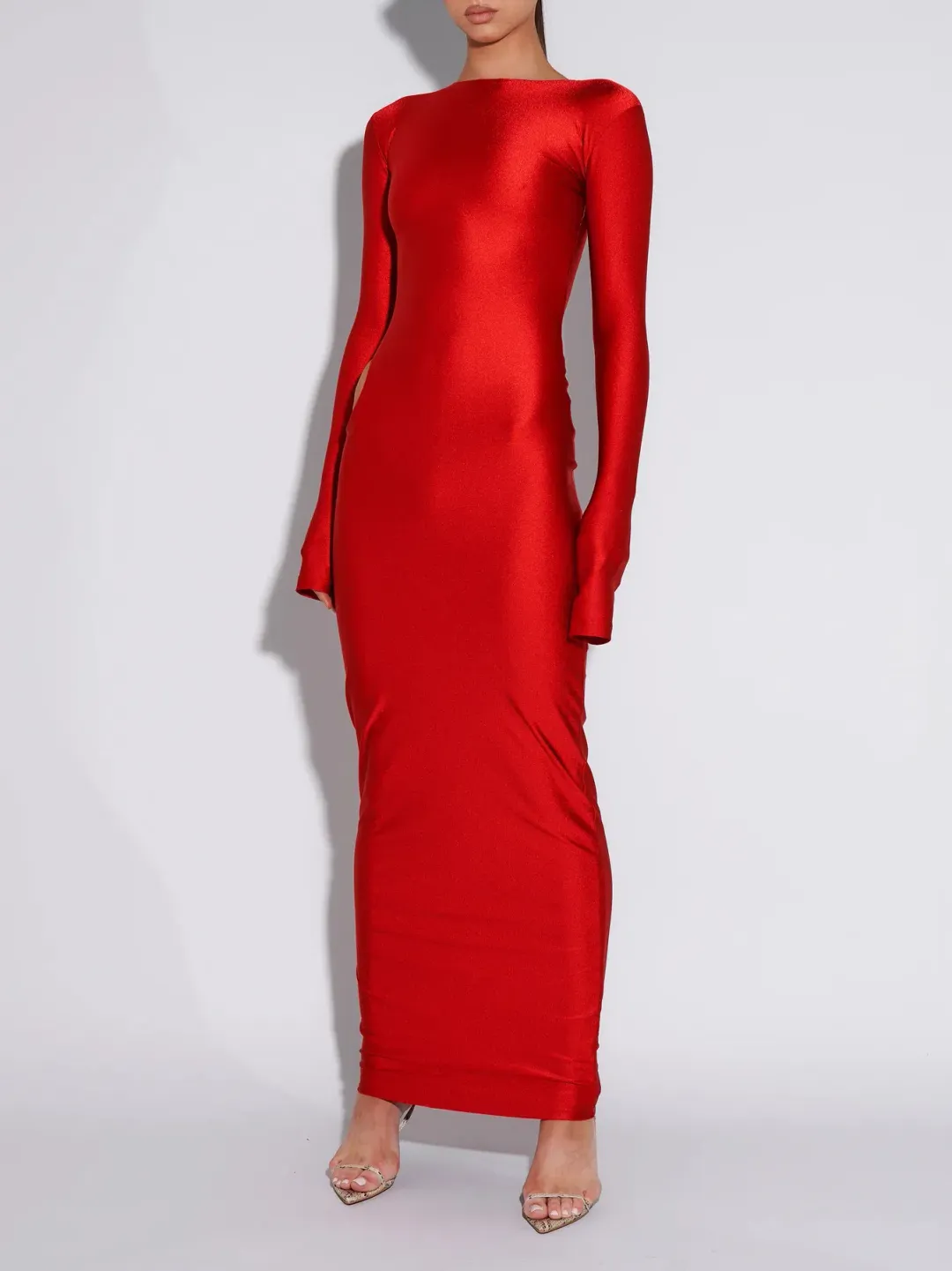 Effie Kats Meika Dress Cherry Red Size M / AU 10 for rent on The Volte - main image
