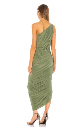 Norma Kamali Diana Gown in Celadon Green Size L for rent on The Volte - image 2