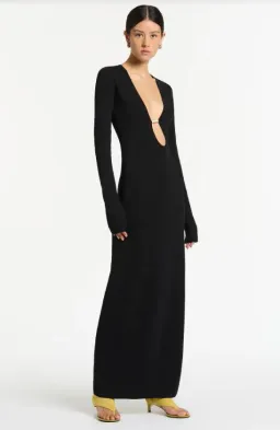 Sir the Label Kinetic Beaded Long Sleeve Maxi Dress Size 2/Au 10 for rent on The Volte - image 1