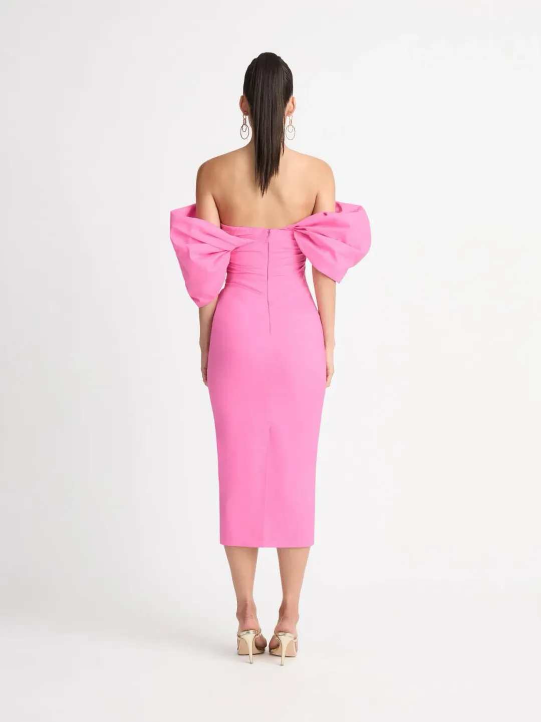 Sheike Ever After Midi Dress Pink Size 8 for rent on The Volte - main image