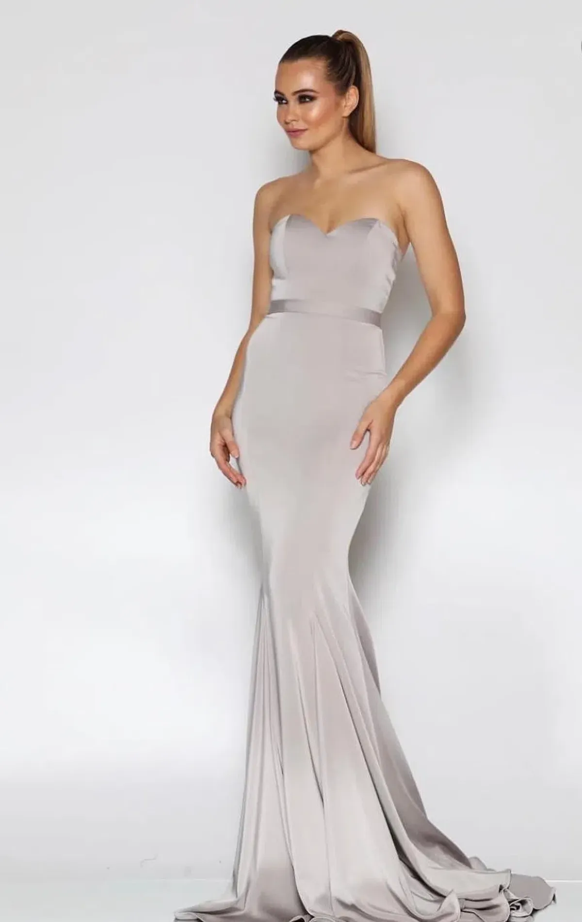 Jadore JX1047 Salome Dress in Bone Cream Size 6 - Image 1
