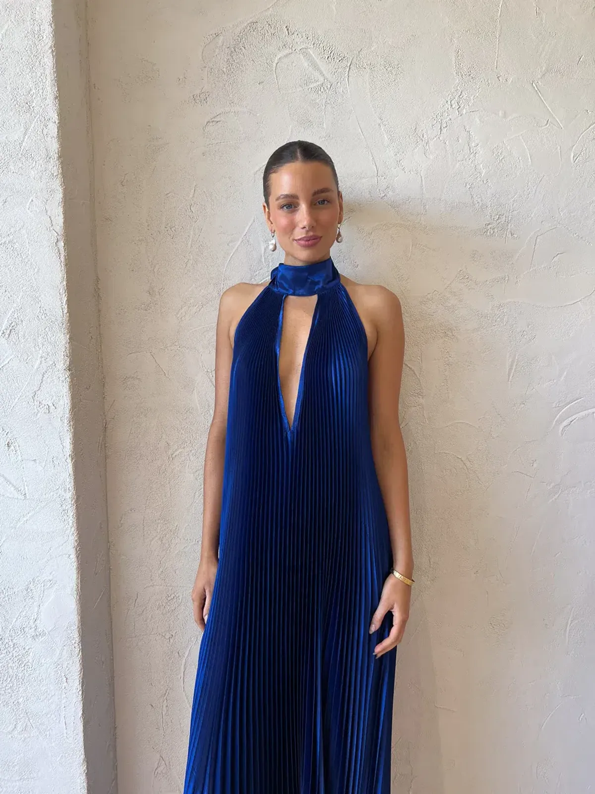 L'Idee Opera Gown in Regal Blue Size 10 / M - Image 5