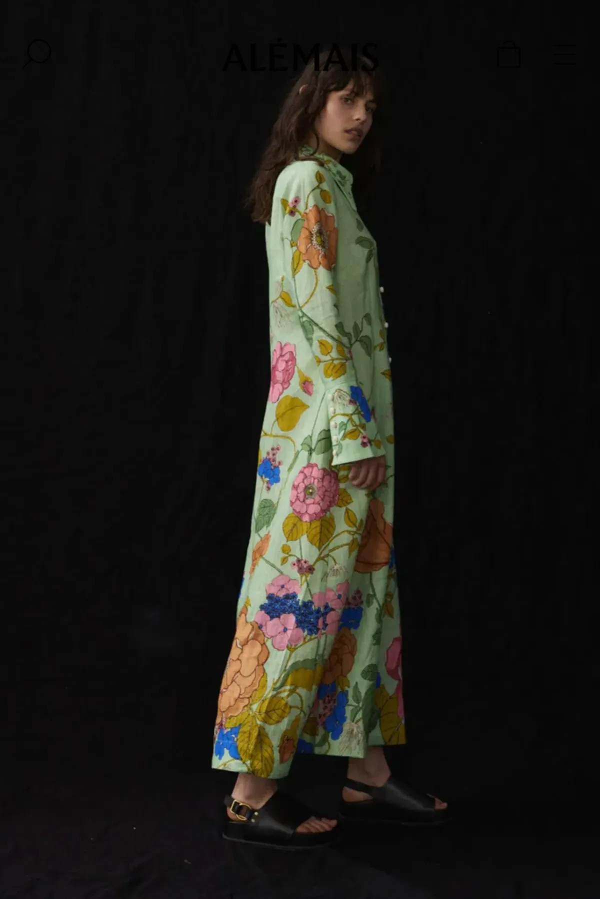 Alemais Olivia Shirtdress Floral Size 10 / M - Image 2