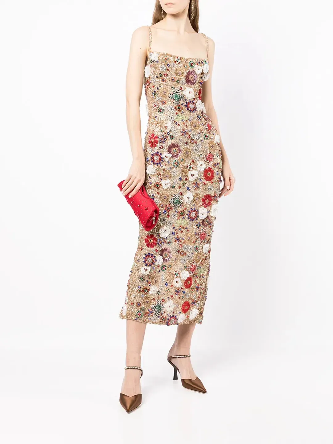Rachel Gilbert Francesca Gown Floral Size AU 6 for rent on The Volte - main image
