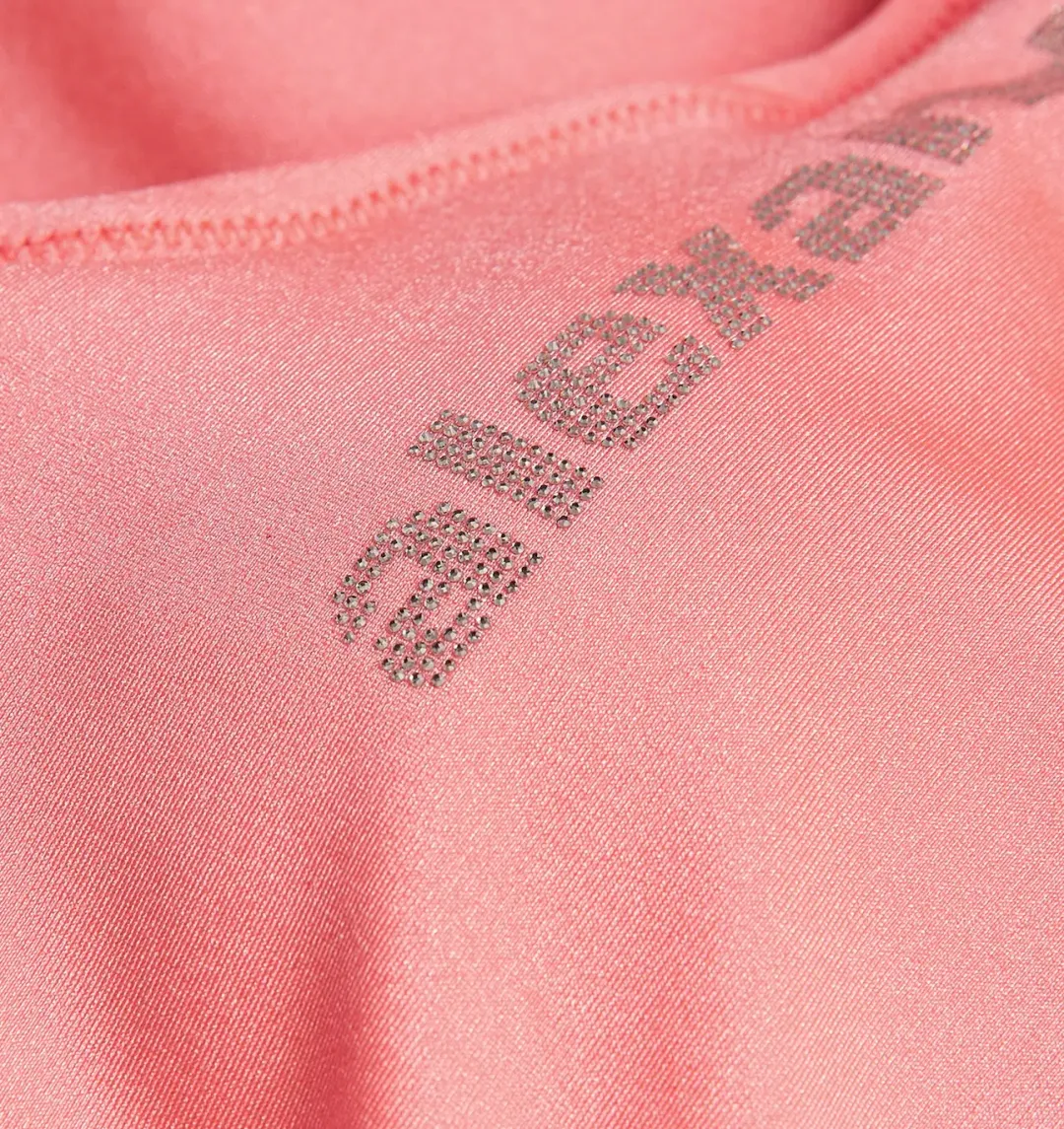 Alexander Wang Crystal-Embellished Midi Dress Pink Size S/Au 8 for rent on The Volte - main image