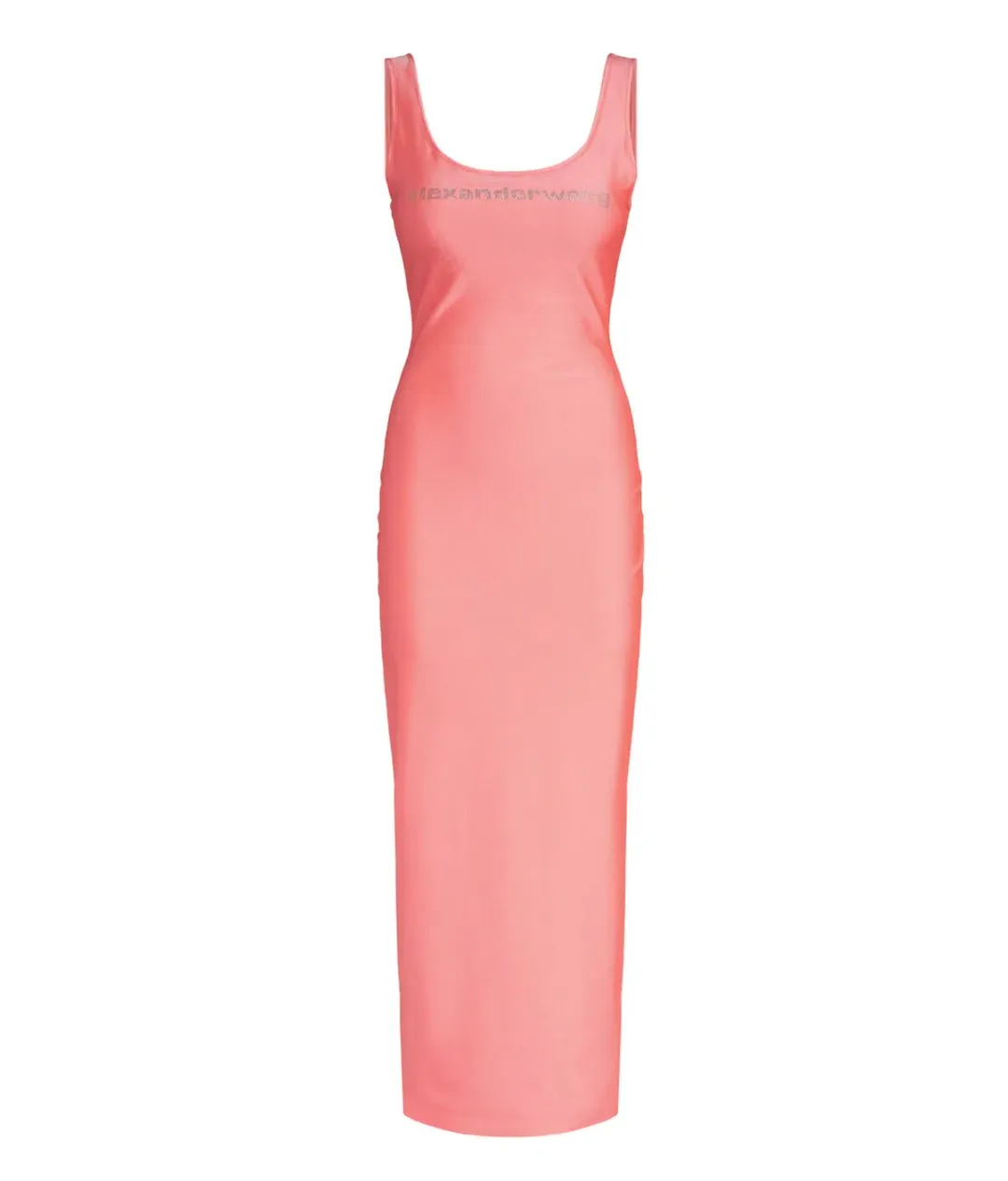 Alexander Wang Crystal-Embellished Midi Dress Pink Size S/Au 8 for rent on The Volte - main image