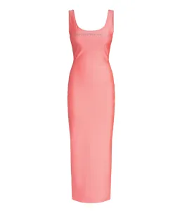 Alexander Wang Crystal-Embellished Midi Dress Pink Size S/Au 8 for rent on The Volte - image 6