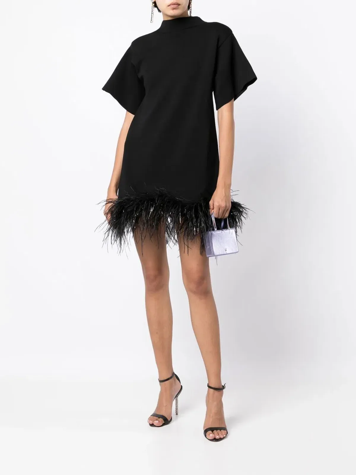 Rachel Gilbert Rita Mini Dress Black Size 8 - Image 1