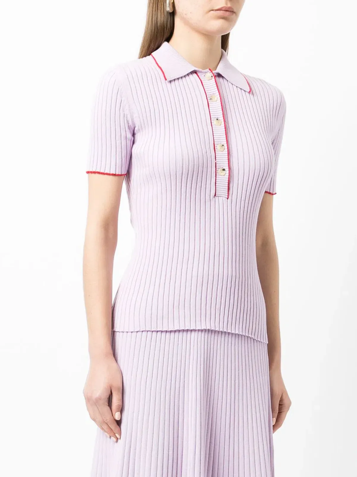 Anna Quan Eden Top & Felicia Skirt Lilac Orchid Set Size AU 8 - Image 3