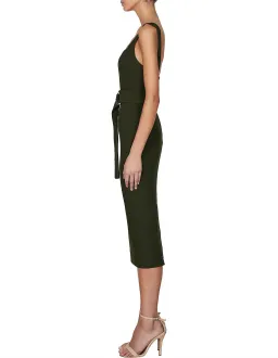 Shona Joy Davis Fitted Midi Dress Green Size 6 for rent on The Volte - image 2