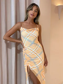 Hansen and Gretel Charliza Dress in Tangelo Size S / AU 8 for rent on The Volte - image 3