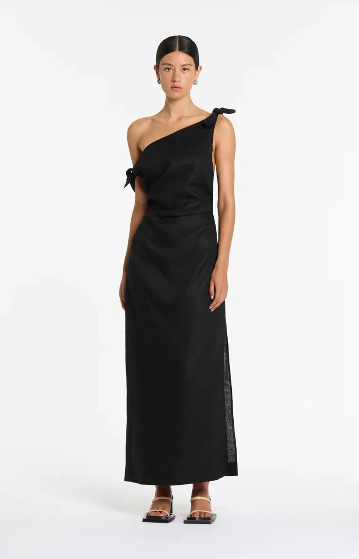 Sir the Label Bettina Off The Shoulder Black 3 / AU 12 - Image 1