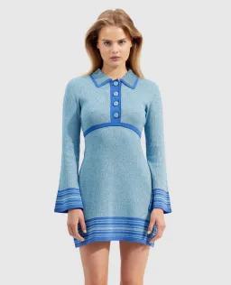Alice McCall Under Water Mini Dress Blue Size 10 for rent on The Volte - image 2