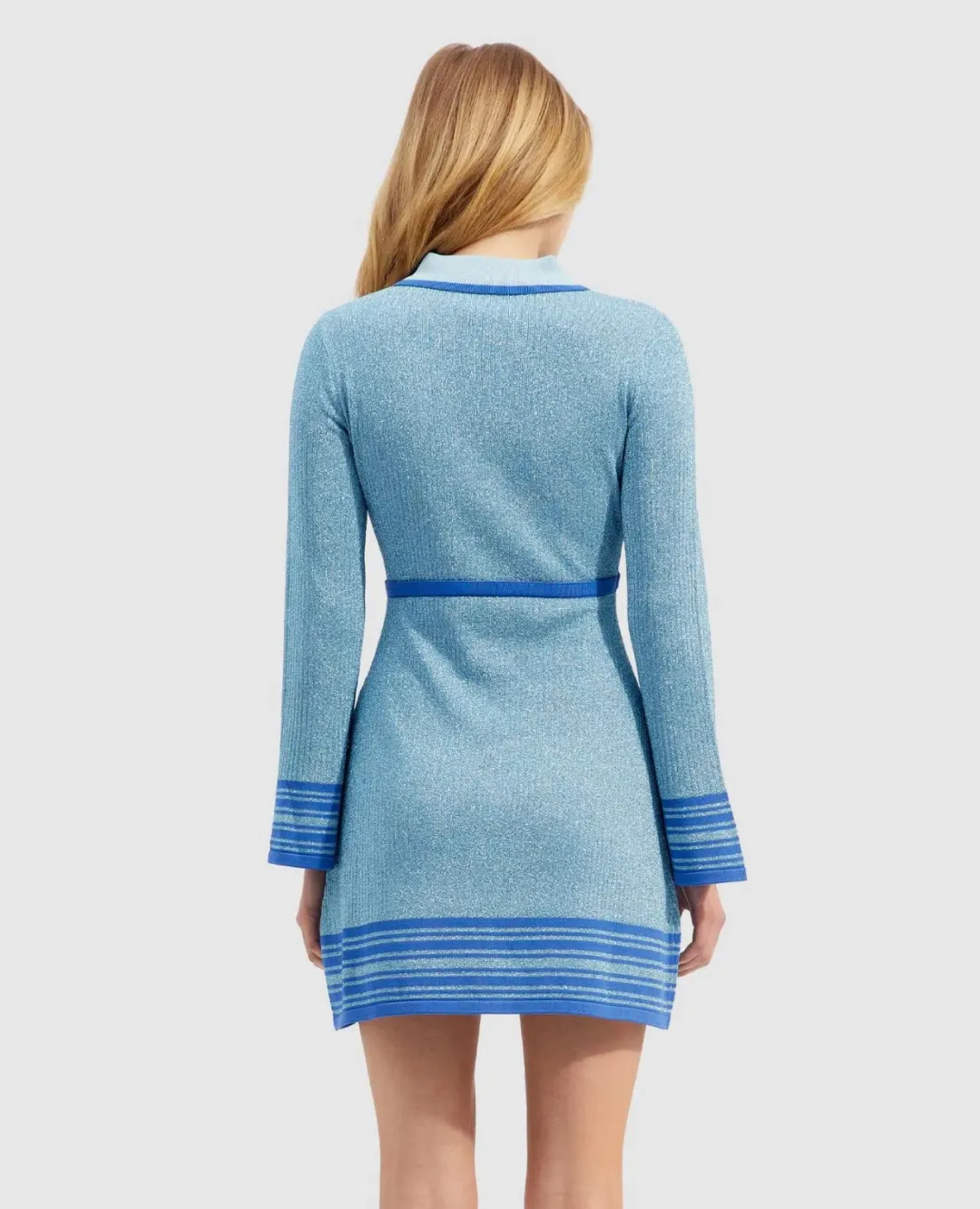 Alice McCall Under Water Mini Dress Blue Size 10 for rent on The Volte - main image