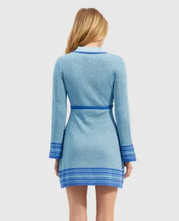 Alice McCall Under Water Mini Dress Blue Size 10 for rent on The Volte - image 4