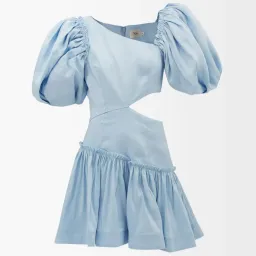 Aje Chateau Cut Out Mini Powder Blue Size 10 for rent on The Volte - image 4