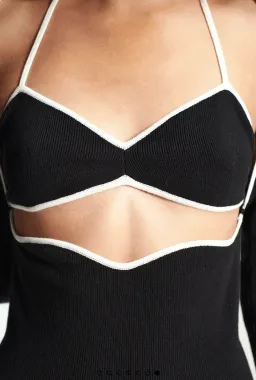 Wynn Hamlyn Palm Maxi Dress Black Size S/AU 8 for rent on The Volte - image 5