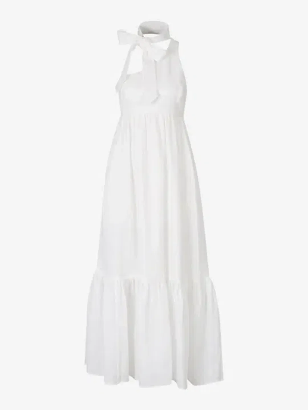 Zimmermann Juliette One Shoulder White Maxi Dress White Size 0 /AU 6 for rent on The Volte - main image