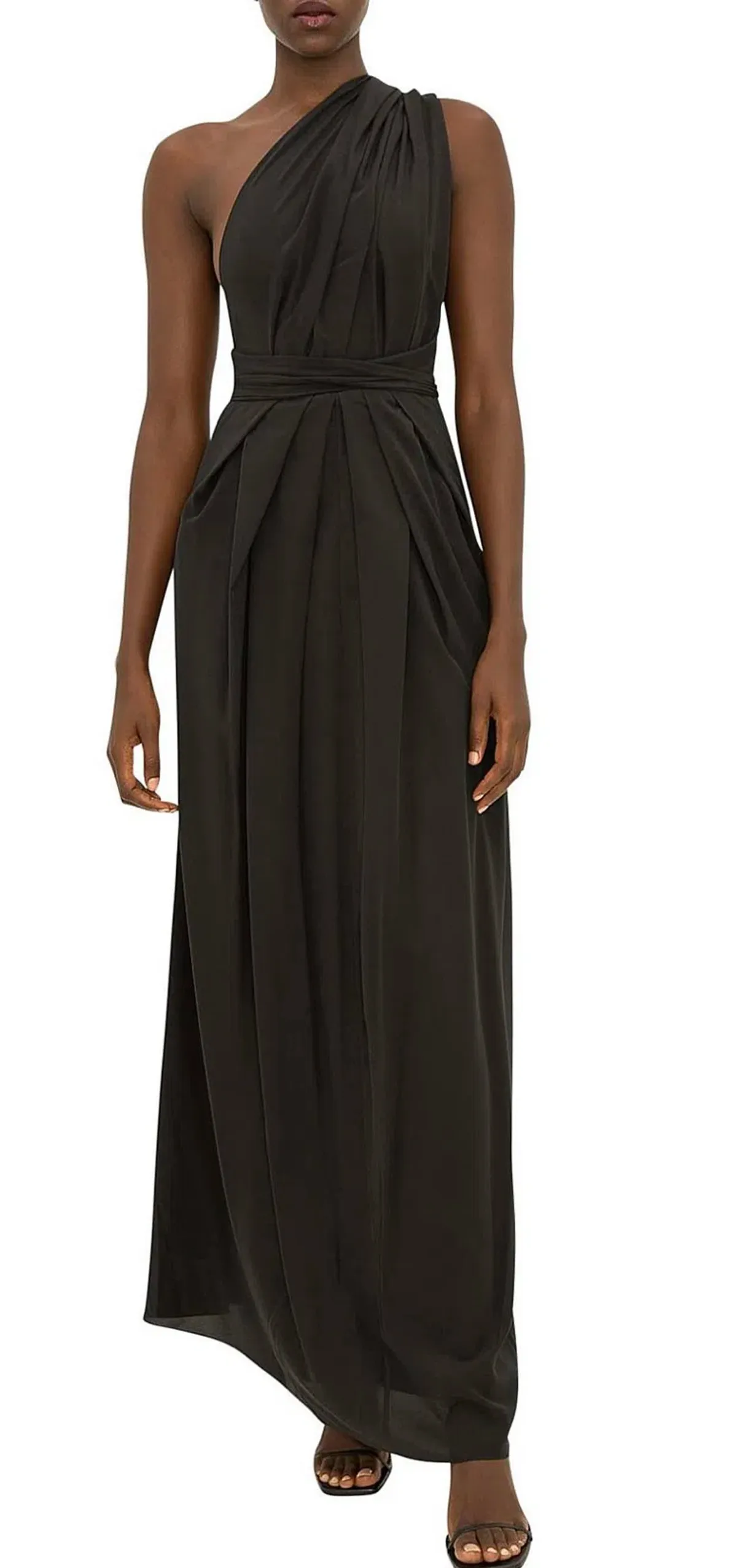 Bianca Spender Black Silk CDC Ascendant Gown Black Size 8 - Image 3