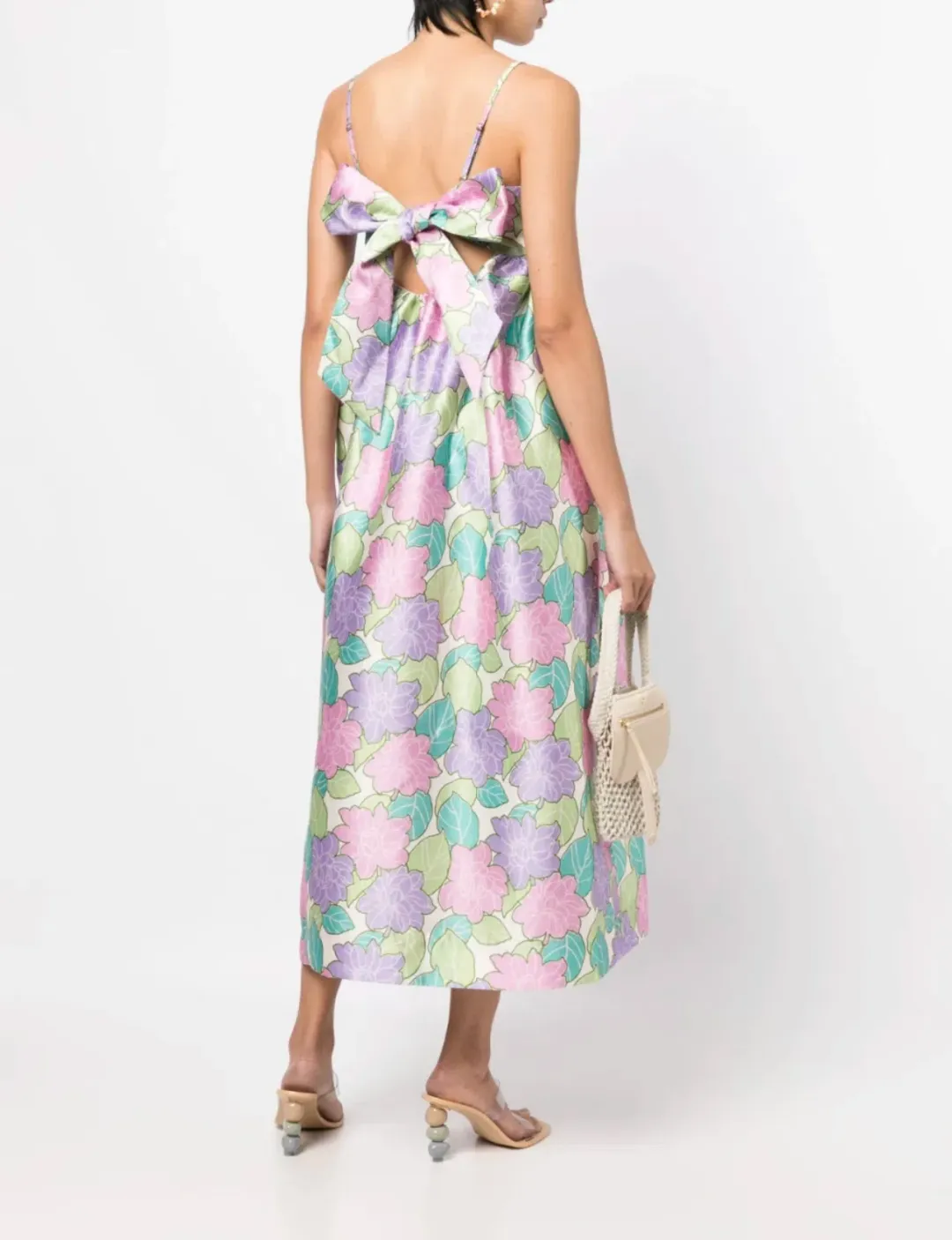 Alémais Luella Midi Dress Floral Size 8 for rent on The Volte - main image