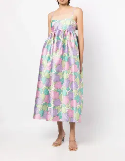 Alémais Luella Midi Dress Floral Size 8 for rent on The Volte - image 3