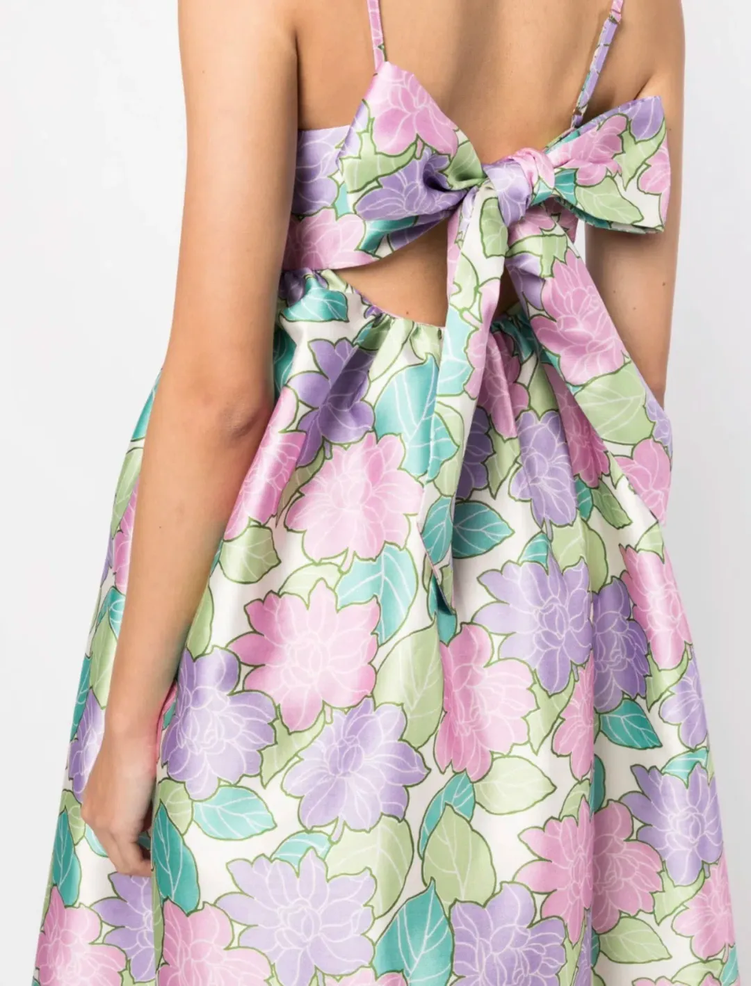 Alémais Luella Midi Dress Floral Size 8 for rent on The Volte - main image