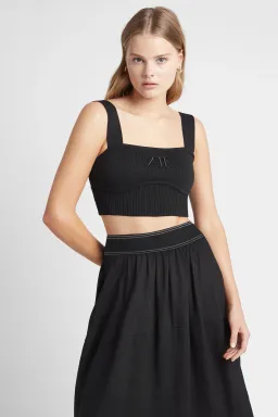 Aje Lucia Top Black Size M / Au 10 for rent on The Volte - image 2