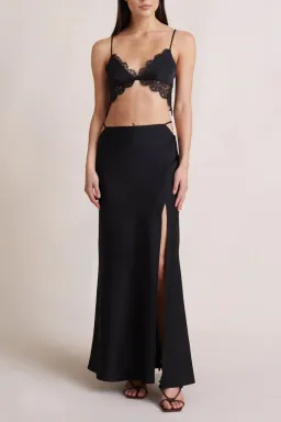 Bec & Bridge Camille Top & Skirt Set Black Size 14 for rent on The Volte - image 1