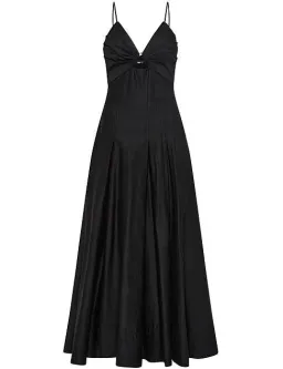Aje Solstice Strappy Ring Midi Dress Black Size 8 for rent on The Volte - image 5