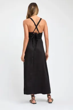 Kookai Tahiti Vee Dress Black Size 6 for rent on The Volte - image 2