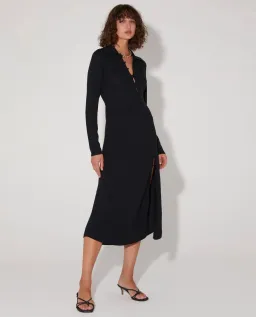 Hansen & Gretel Chandler Knit Midi Dress Black Size XS / Au 6 for rent on The Volte - image 4