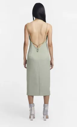 Dion Lee Macrame Slip Dress Green Size 4 for rent on The Volte - image 2