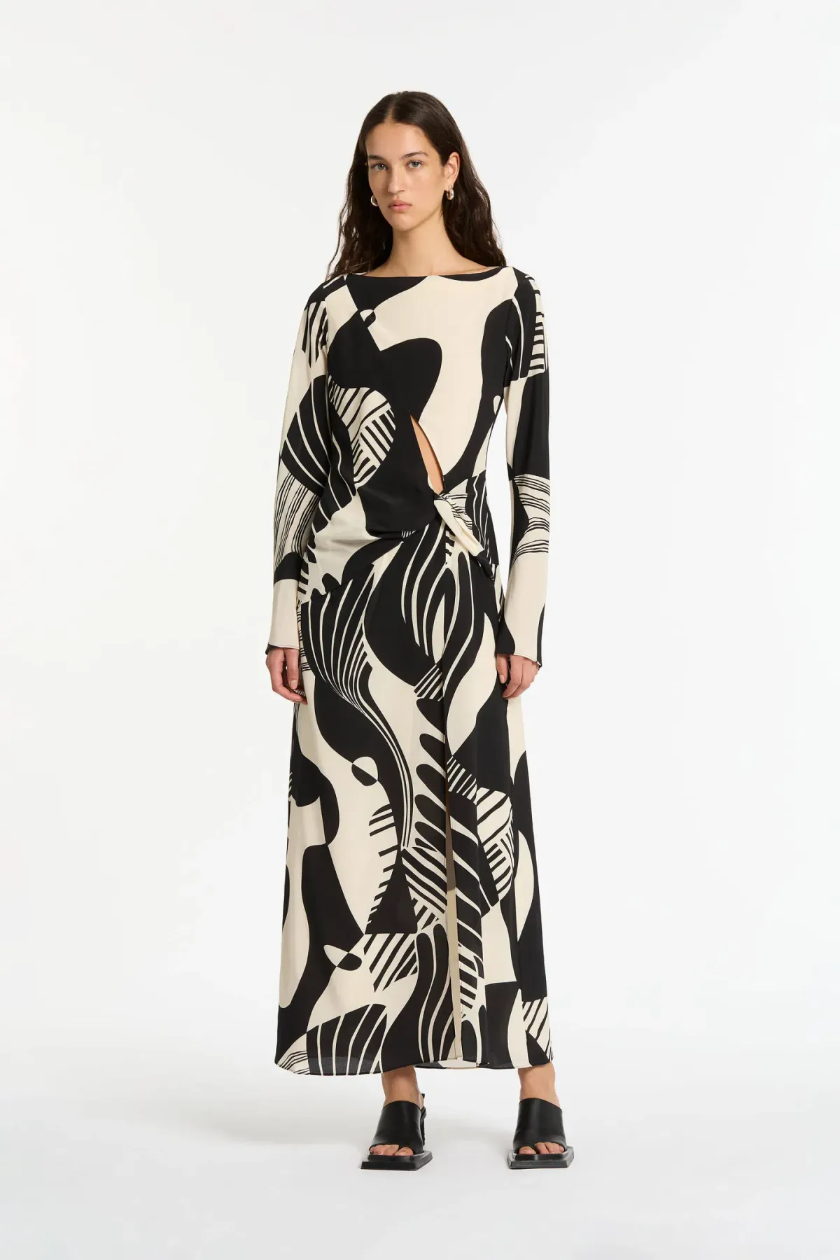 Sir the Label Realisme Twist Maxi Dress Print Size 2 / Au 10 - Image 1
