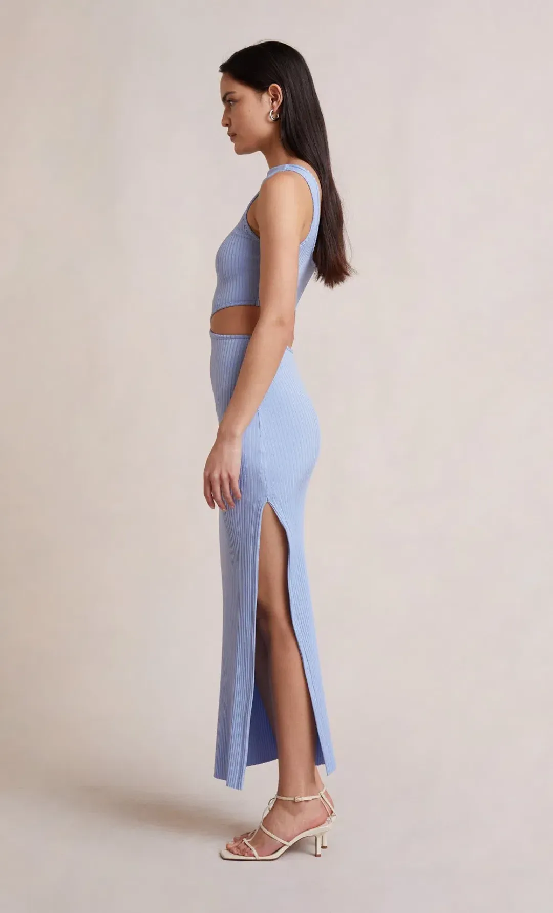 Bec & Bridge Reba Midi Dress Cornflower Size 8 for rent on The Volte - main image