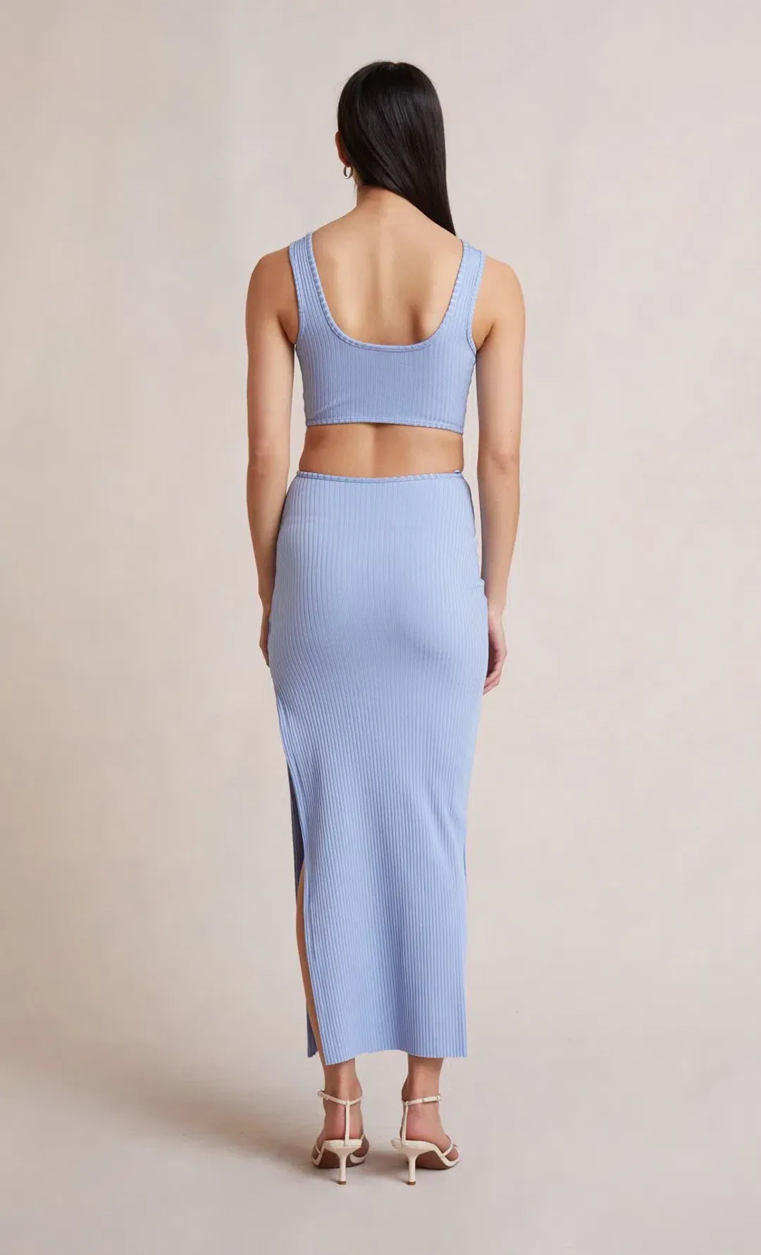 Bec & Bridge Reba Midi Dress Cornflower Size 8 for rent on The Volte - main image