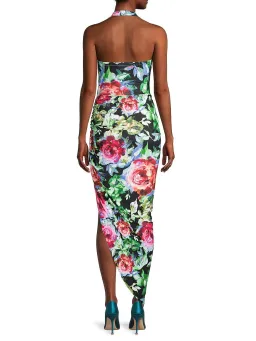 Norma Kamali Cayla Dress in Floral Print Size 8 for rent on The Volte - image 3