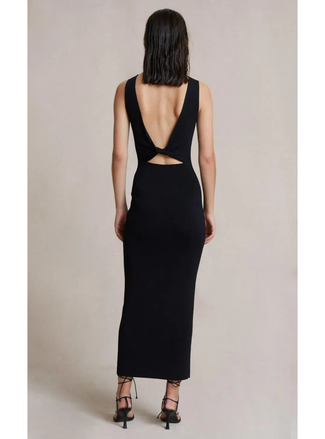 Bec & Bridge Sorbet Summer Midi Dress Black Size AU 8 for rent on The Volte - main image