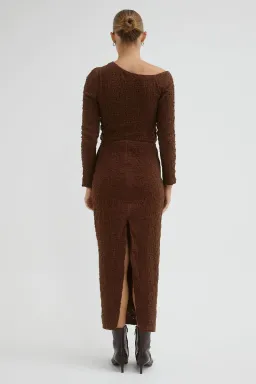 Sovere Overcast Dress In Carob Size 10 for rent on The Volte - image 3