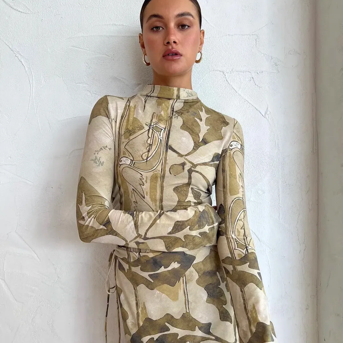 Camilla and Marc Kyha Midi Dress Print Size 6 - Image 2