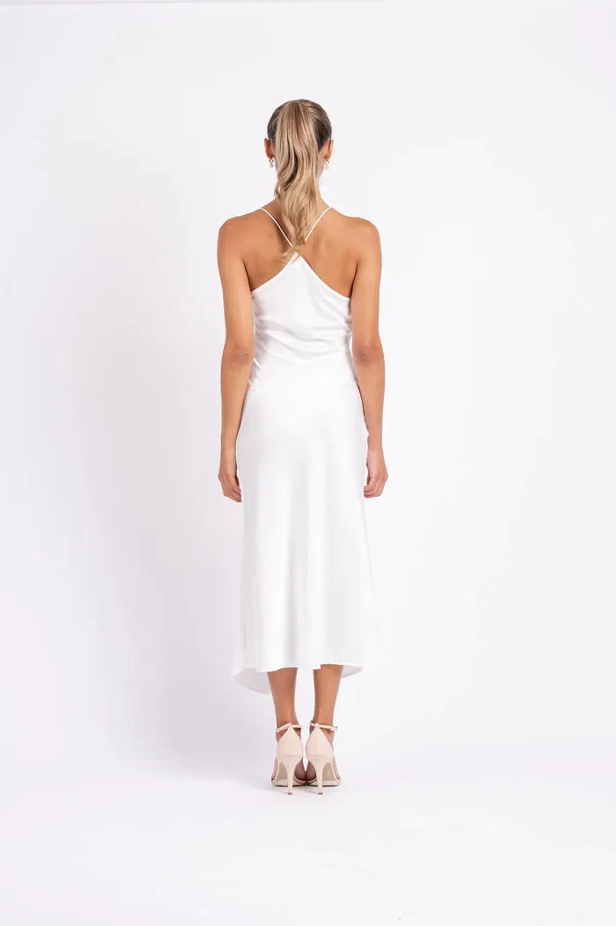 One Fell Swoop Muse Maxi Dress White Maxi Size 8 - Image 2