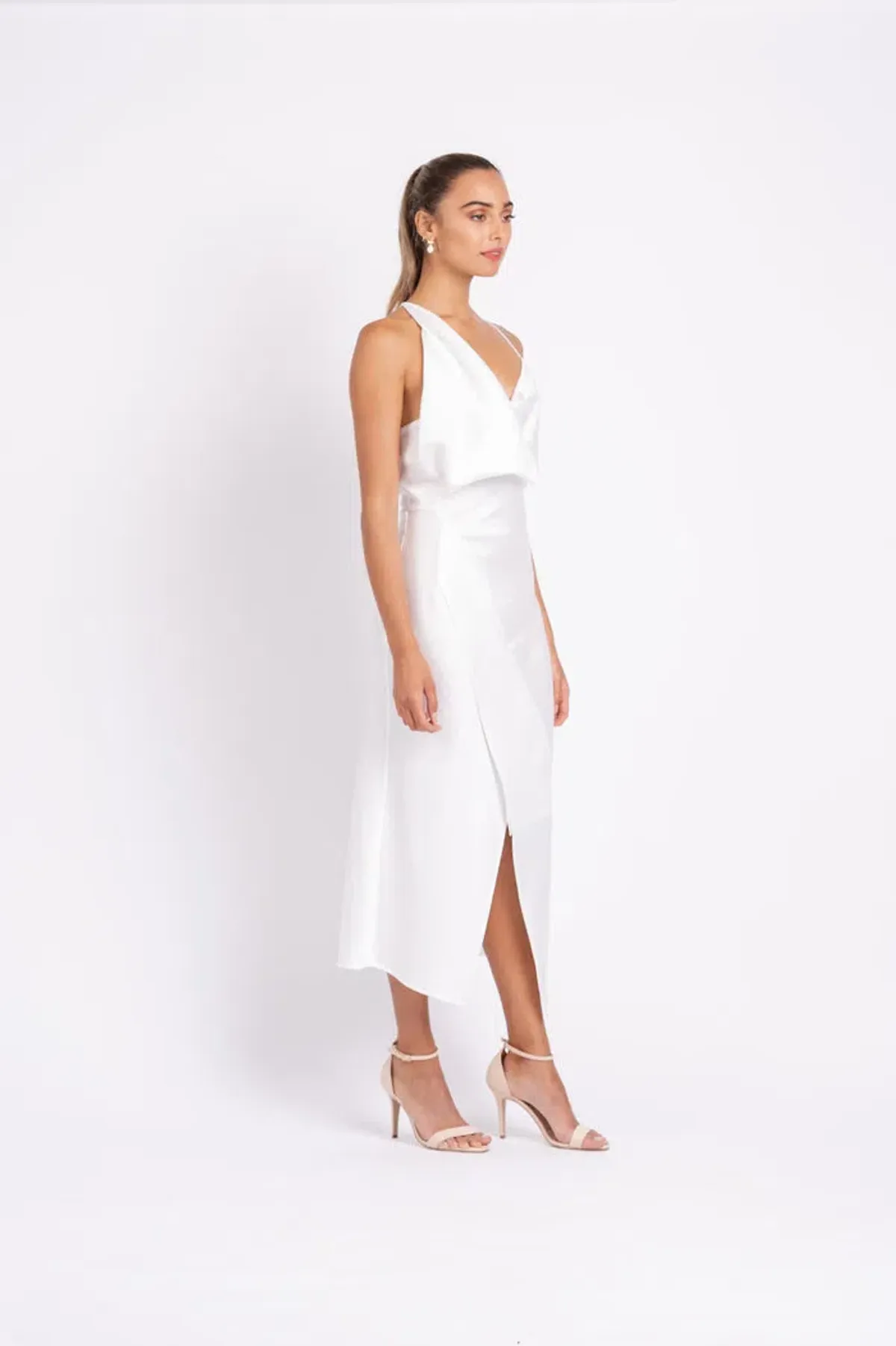 One Fell Swoop Muse Maxi Dress White Maxi Size 8 - Image 1