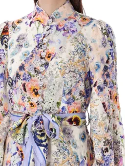 Zimmermann Tama Belted Mini Dress Floral Size 3/Au 14 for rent on The Volte - image 4