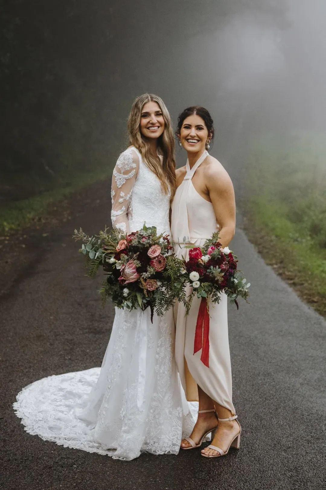 Shona Joy Amanda Core Knot Draped Midi Dress Nude Size 10 for rent on The Volte - main image