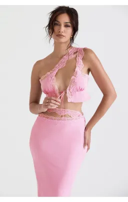 House of CB Lorena Top & Mathilda Skirt Set Pink Size L / Au 12 for rent on The Volte - image 2
