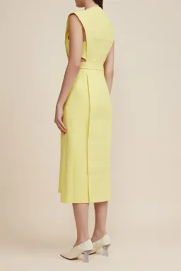 Acler Shefford Dress Yellow Size 8 for rent on The Volte - image 3