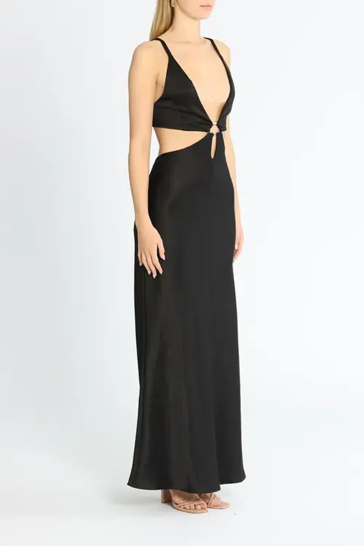 Bec and Bridge Felix Maxi Dress Black Black Size 10 - Image 2
