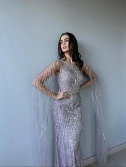 Alannah The Label The Pocahontas Gown Beaded Size 6 for rent on The Volte - image 1