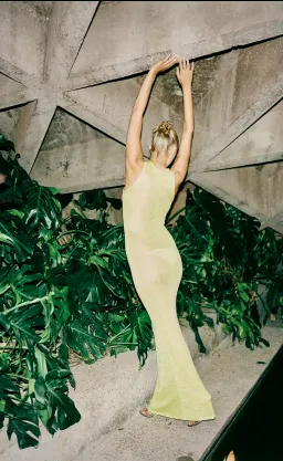 Asta Resort Natalia Dress Chartreuse Size XS / AU 6 for rent on The Volte - image 7