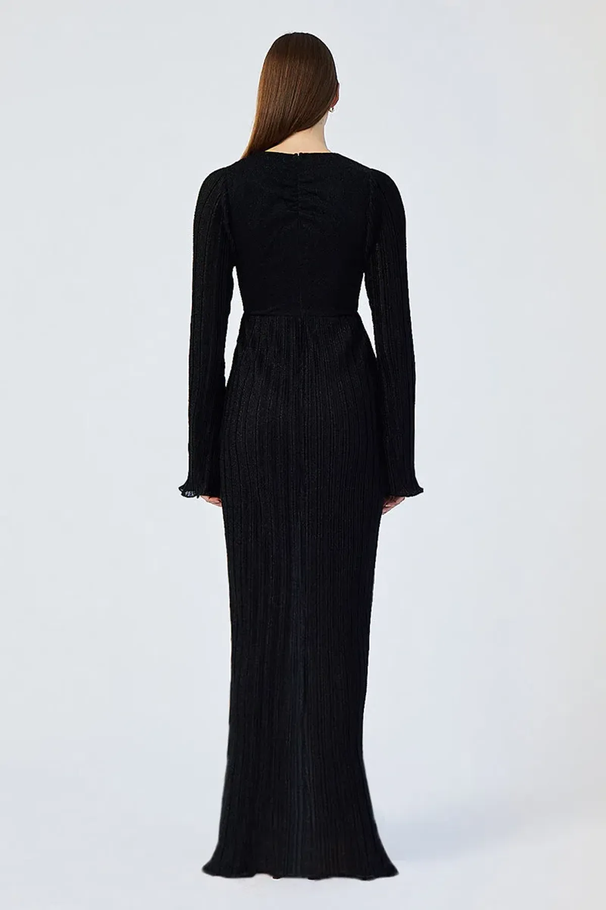 Suboo Crystal V Neck Maxi Dress Black Size M/AU 10 - Image 5